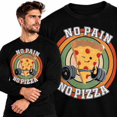 LONGSLEEVE NA SIŁOWNIĘ PIZZASQUAT